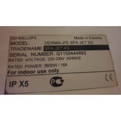  Dermalife Spa Jet 3G 57h